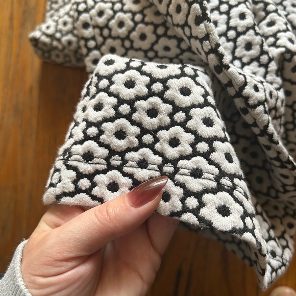 Free People Retro Flower Jacquard Stretch Flare Pants - Picture 6 of 6